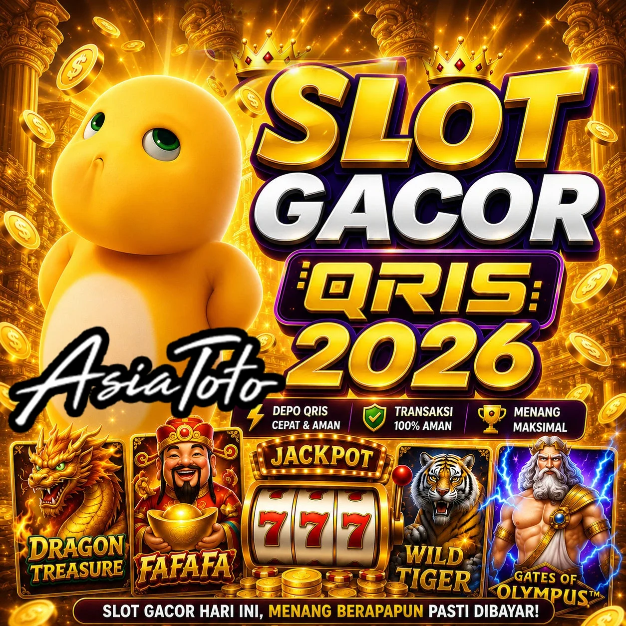 Visual ASIATOTO 💳 Slot QRIS untuk Main Game Online dengan Pembayaran Lebih Praktis